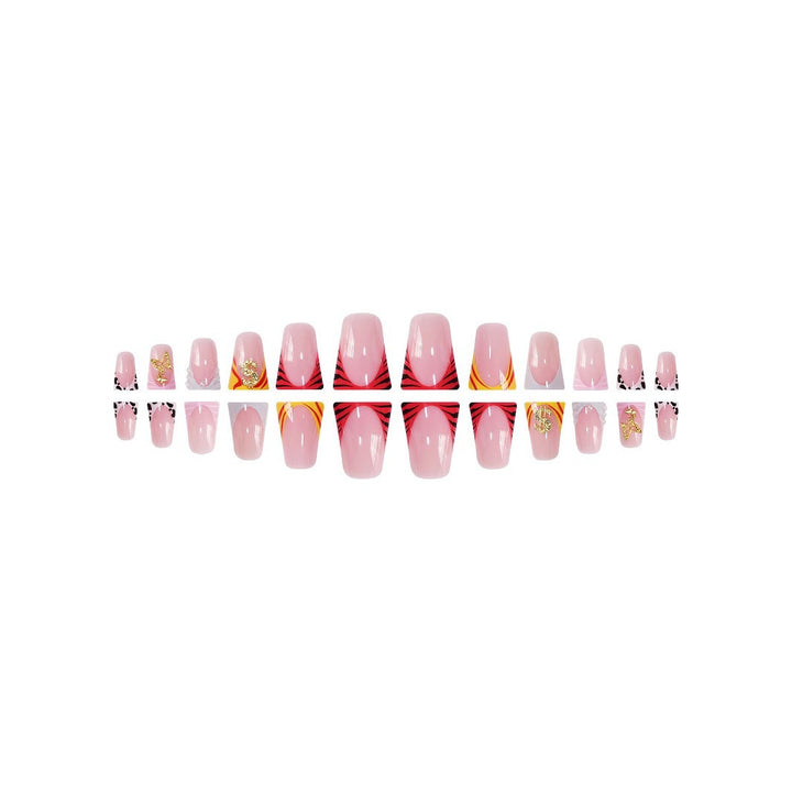 Decorative Thematic Press-On Nails Set Stornfield