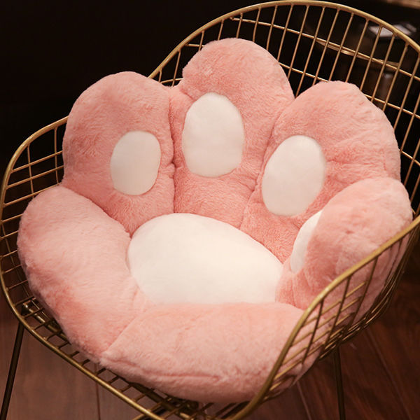Plush seat cushion in paw shape Stornfield