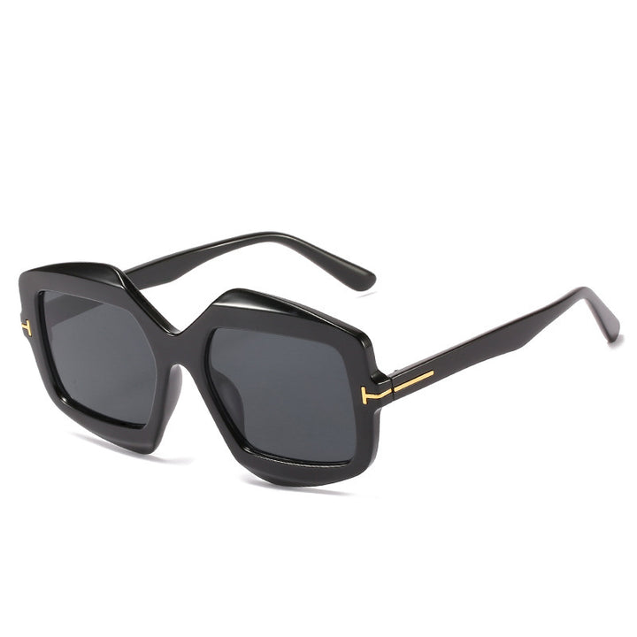 Bold Patterned Hexagonal Sunglasses Stornfield