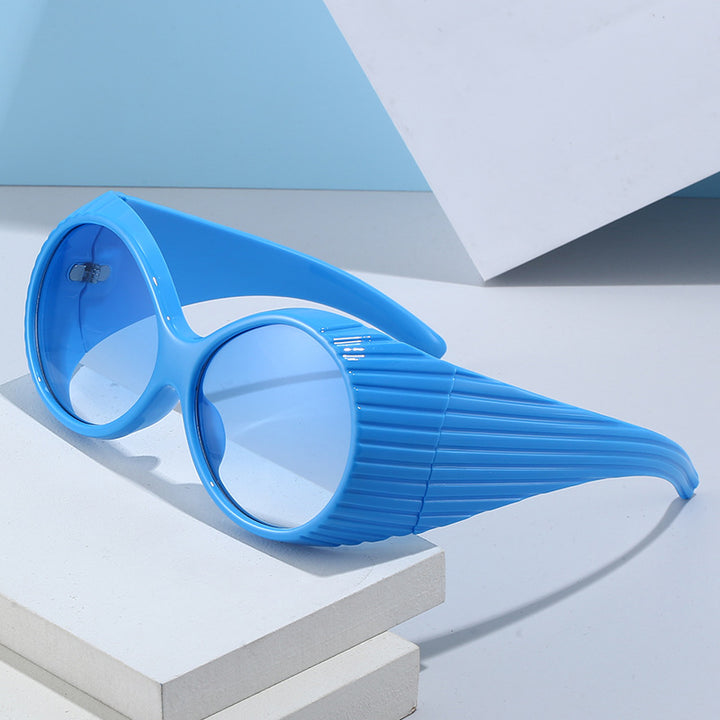 Women's extravagant sunglasses with unique wave design Stornfield