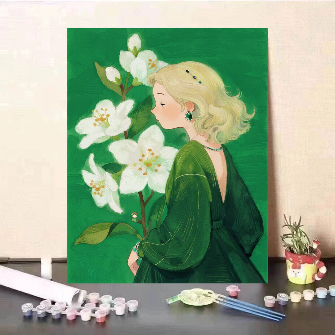 Floral Themed DIY Paint by Numbers Kit Stornfield