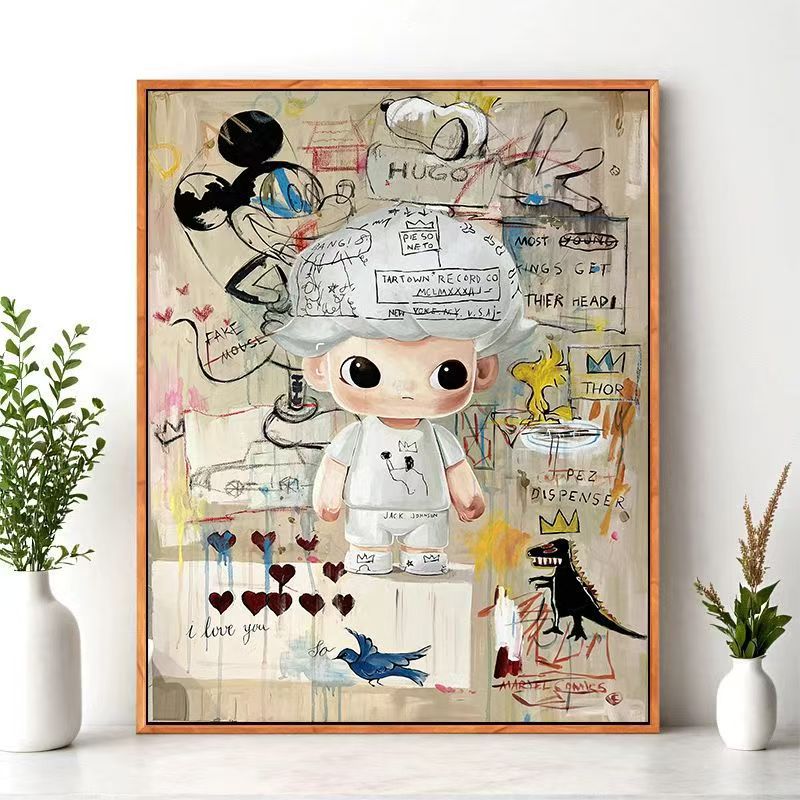 Cartoon Character Wall Art Print Stornfield