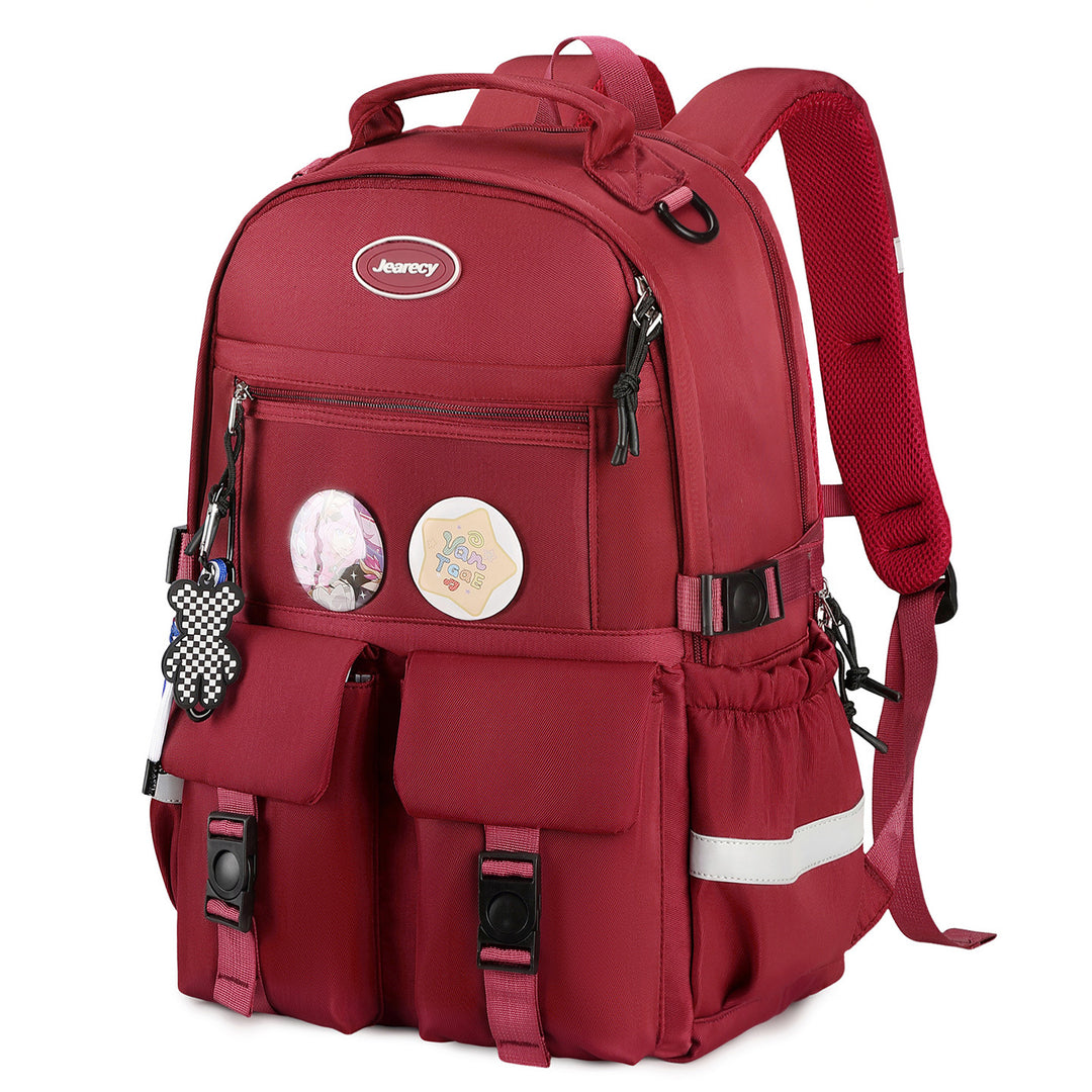 Versatile Cartoon-Embellished Casual Backpack Stornfield