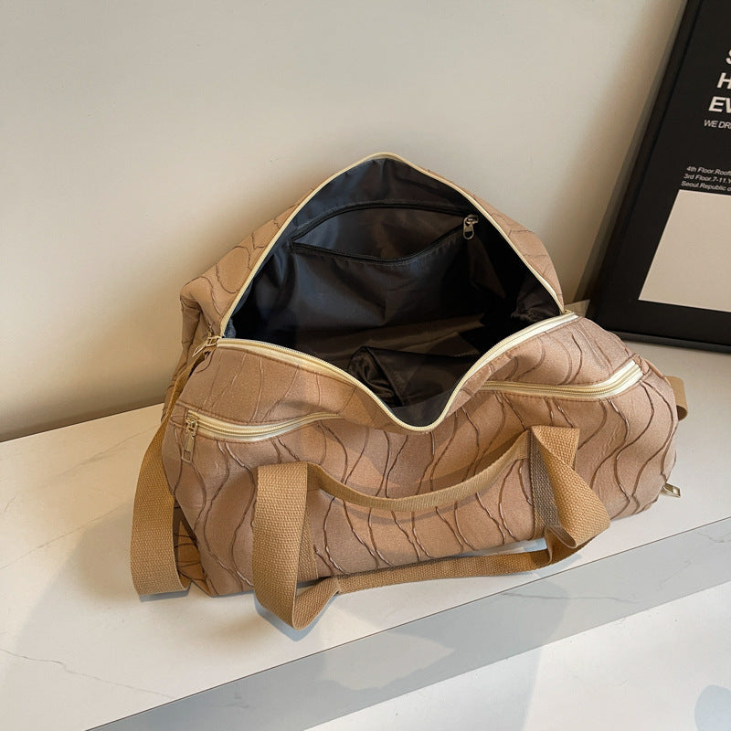 Sporty travel bag with stylish wave pattern Stornfield
