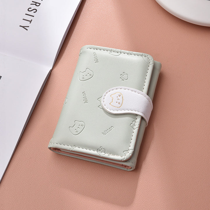 Cute Cat-Themed Card Wallet Stornfield