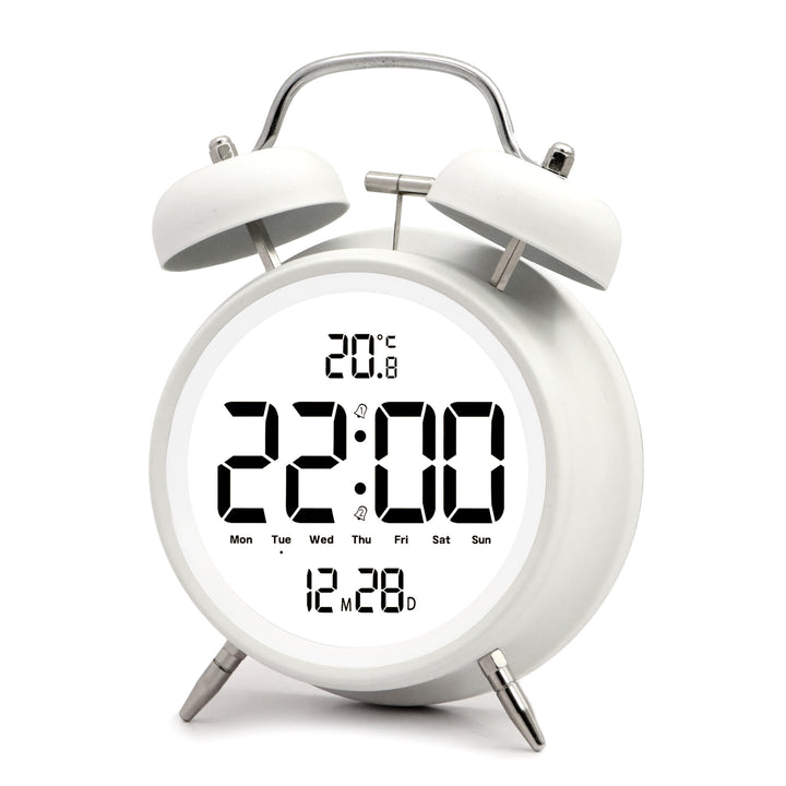 Digital alarm clock with large LED digits and temperature sensor Stornfield