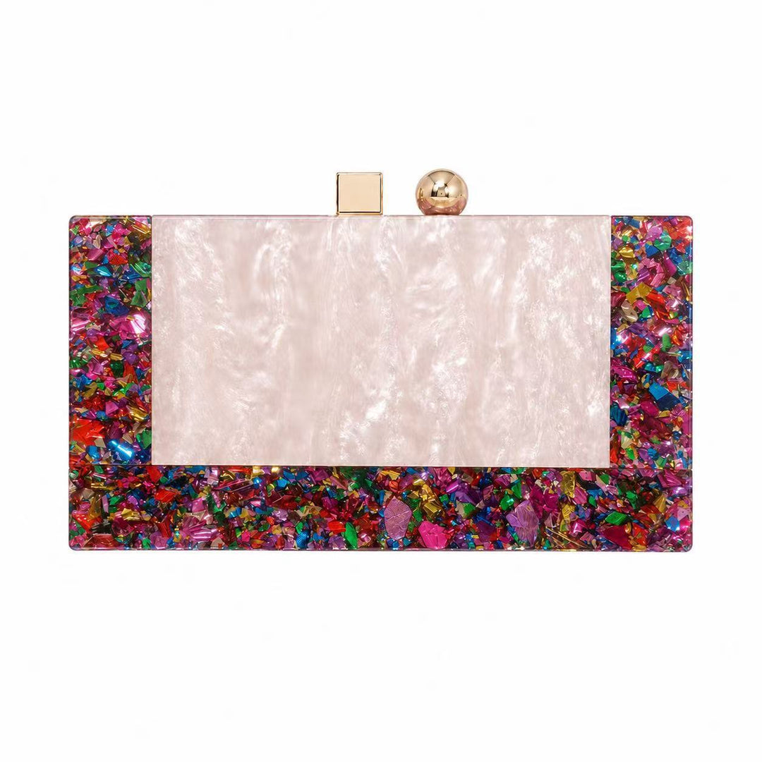 Decorative Acrylic Evening Clutch