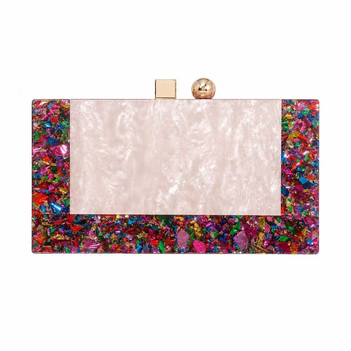Decorative Acrylic Evening Clutch