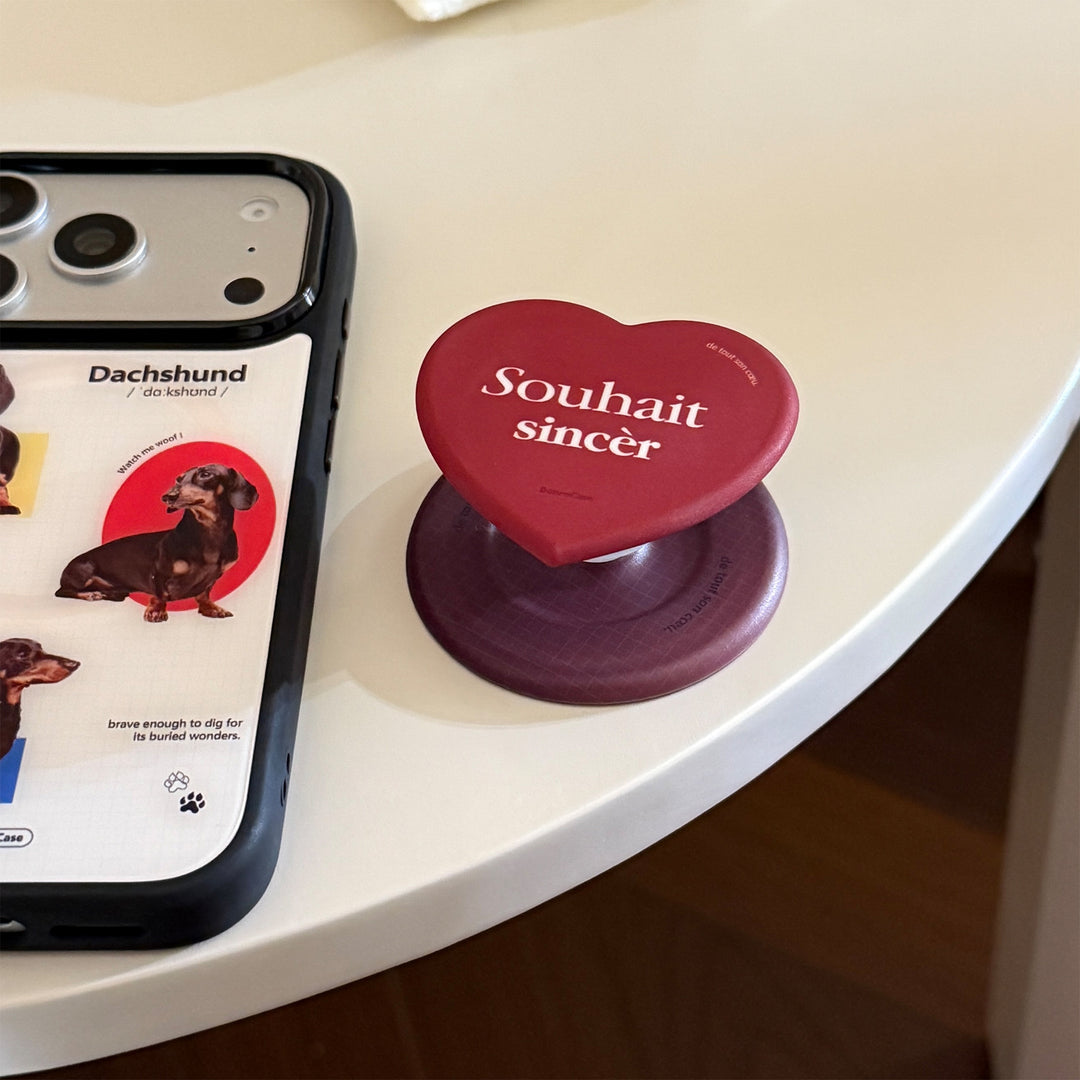 Smartphone Finger Holder in Heart Design Stornfield