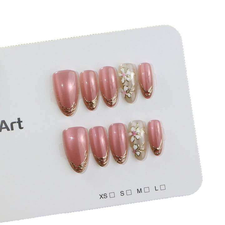 Artificial nails with floral design Stornfield