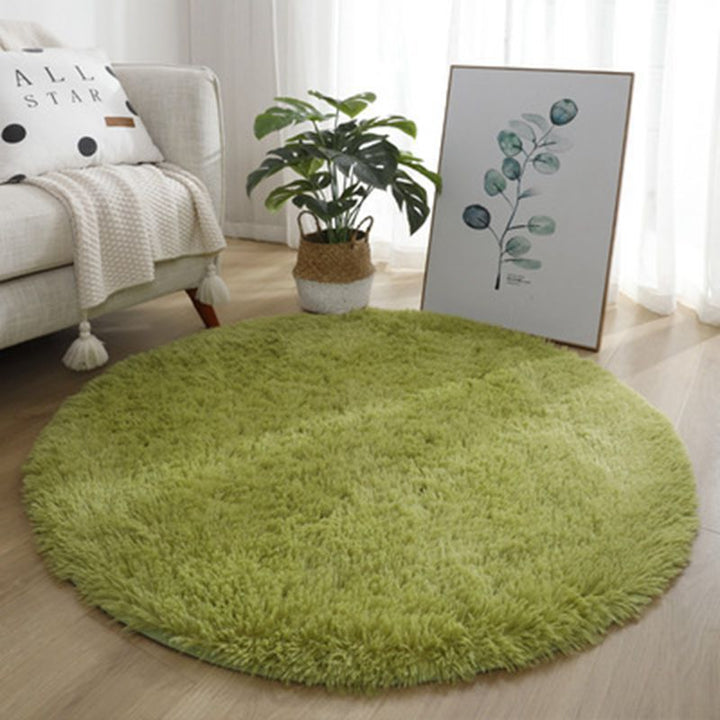Plush Round Area Rug