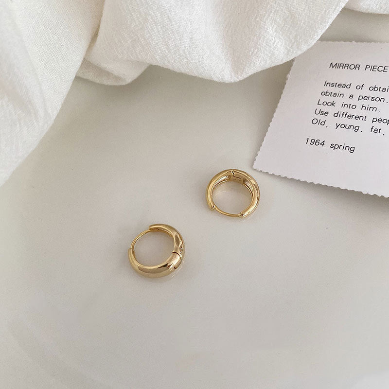 Fashionable hoop earrings with sleek design Stornfield