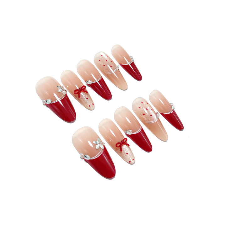 Elegant and Festive Artificial Nails Stornfield