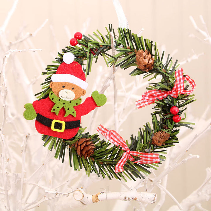 Decorative Snowman Wreath Stornfield