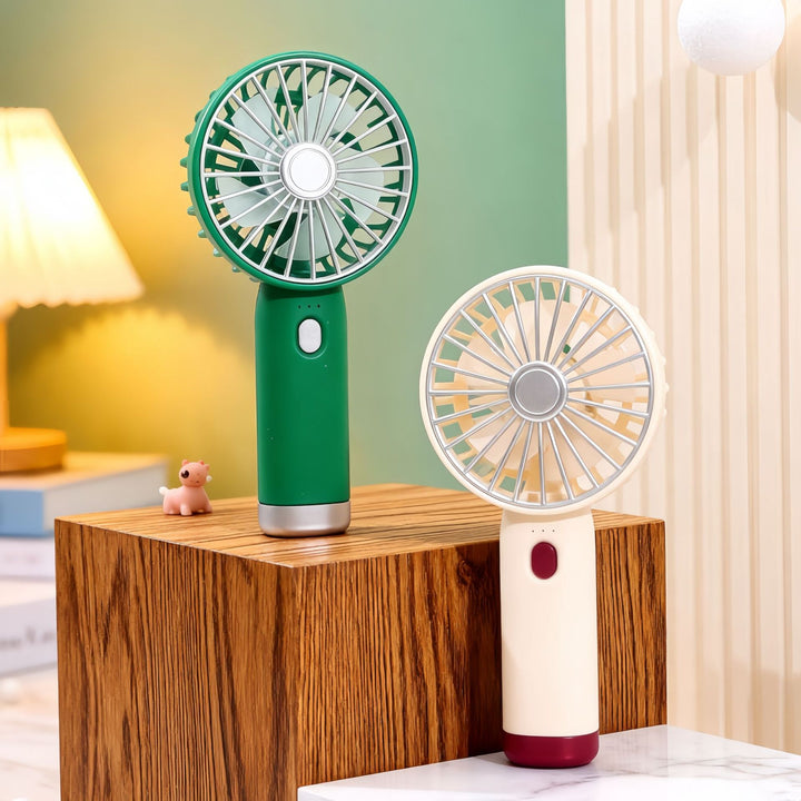 Ladies Portable Hand Fan with Powerful Battery and Ergonomic Design Stornfield