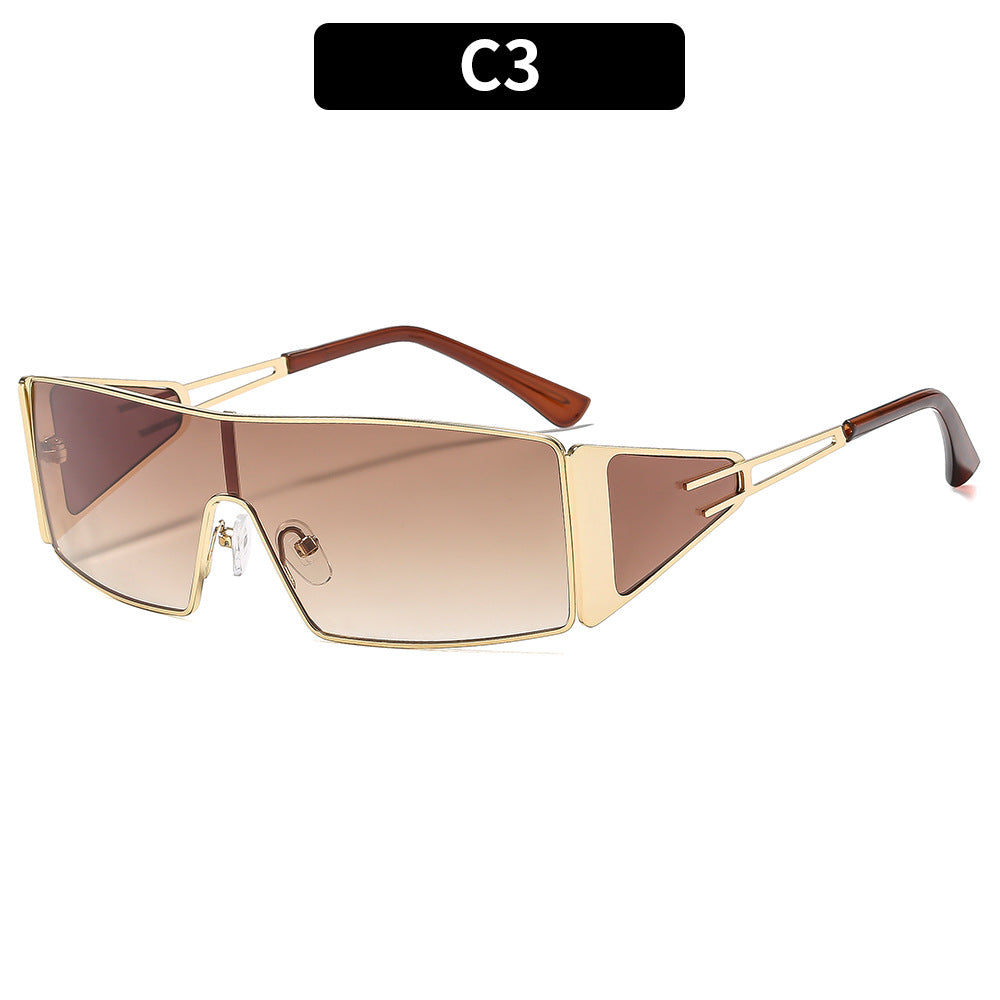 Angular Fashion Shield Sunglasses