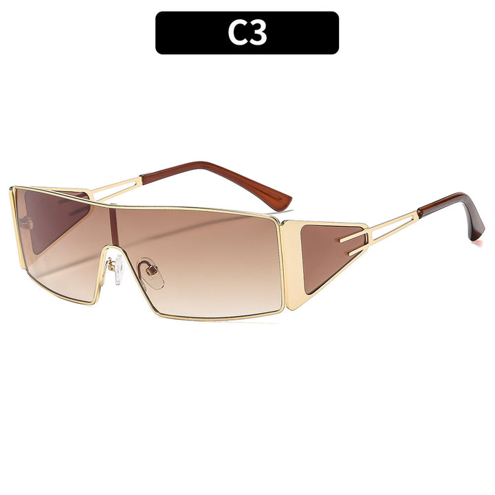 Angular Fashion Shield Sunglasses