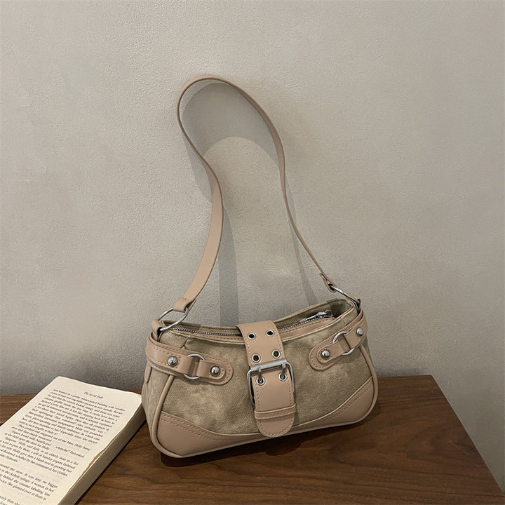 Faux Leather Mini Handbag