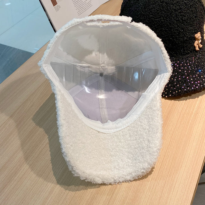 Women's Shimmering Fuzzy Baseball Cap Stornfield