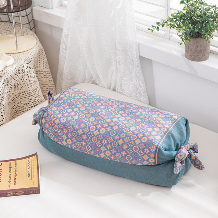 Women Decorative Neck Roll with Floral Pattern Stornfield