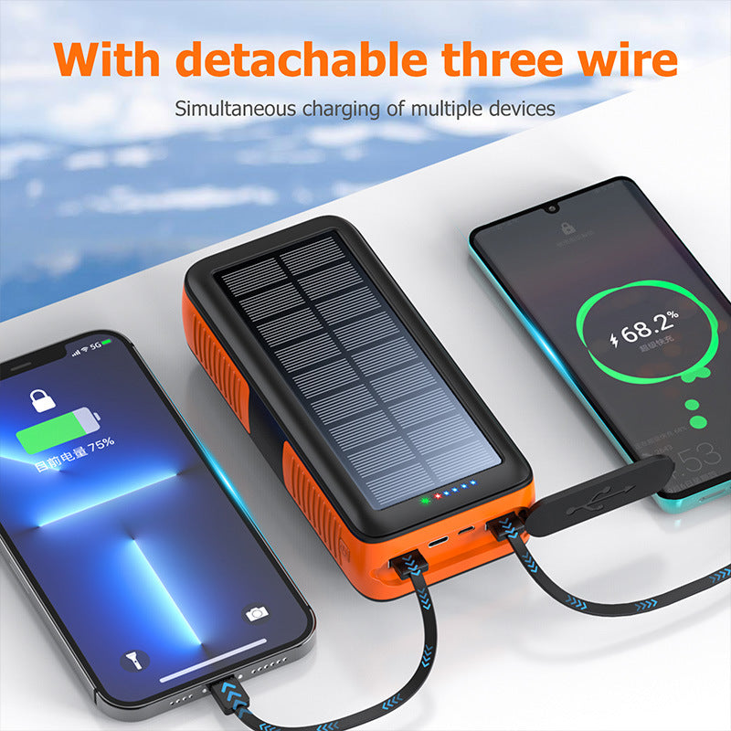 Solar Powerbank with Multifunctional LED Lights Stornfield