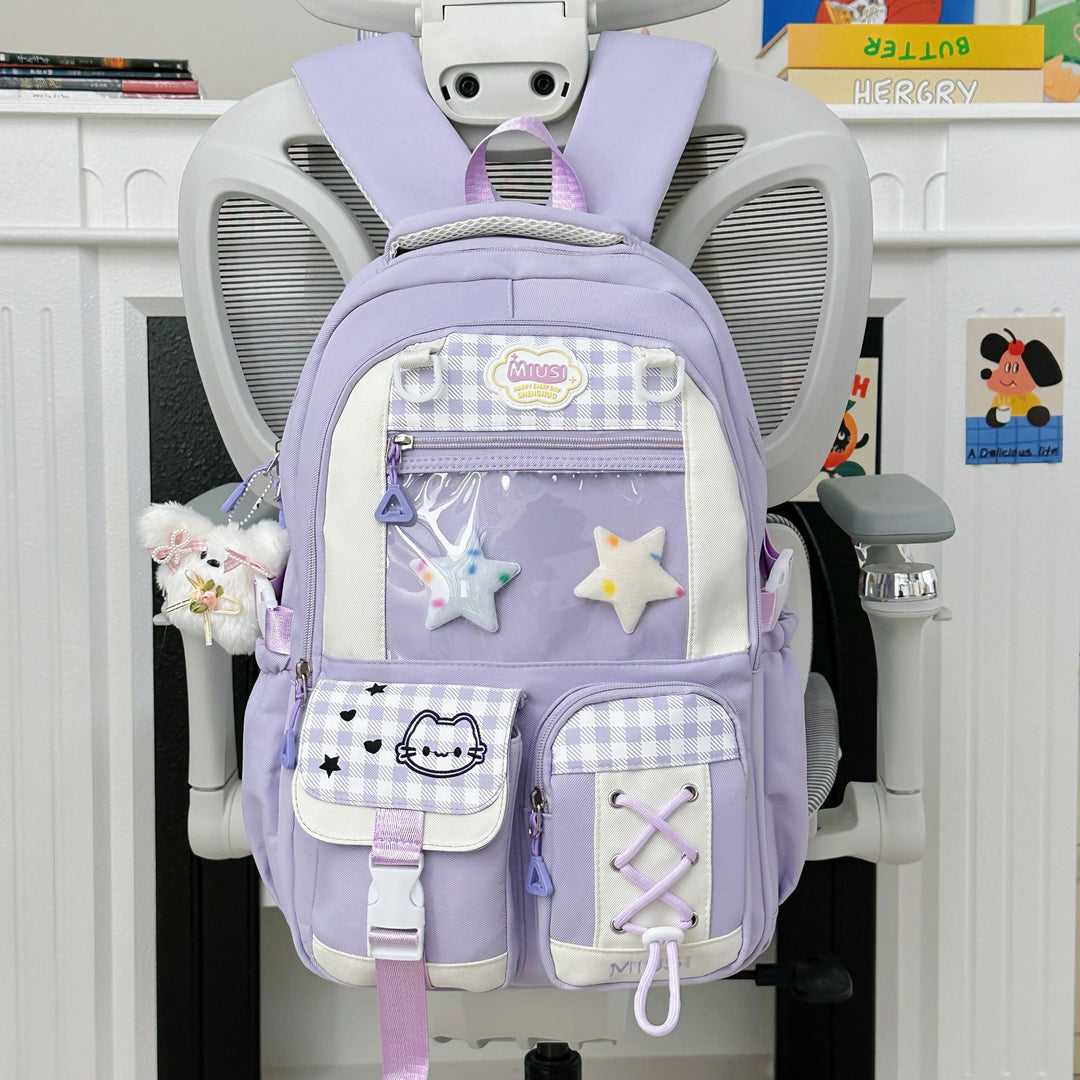 Stylish Playful Graphic Backpack