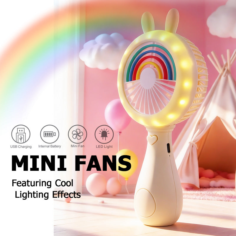 Unisex Portable Mini Fan in Cute Bunny Design Stornfield