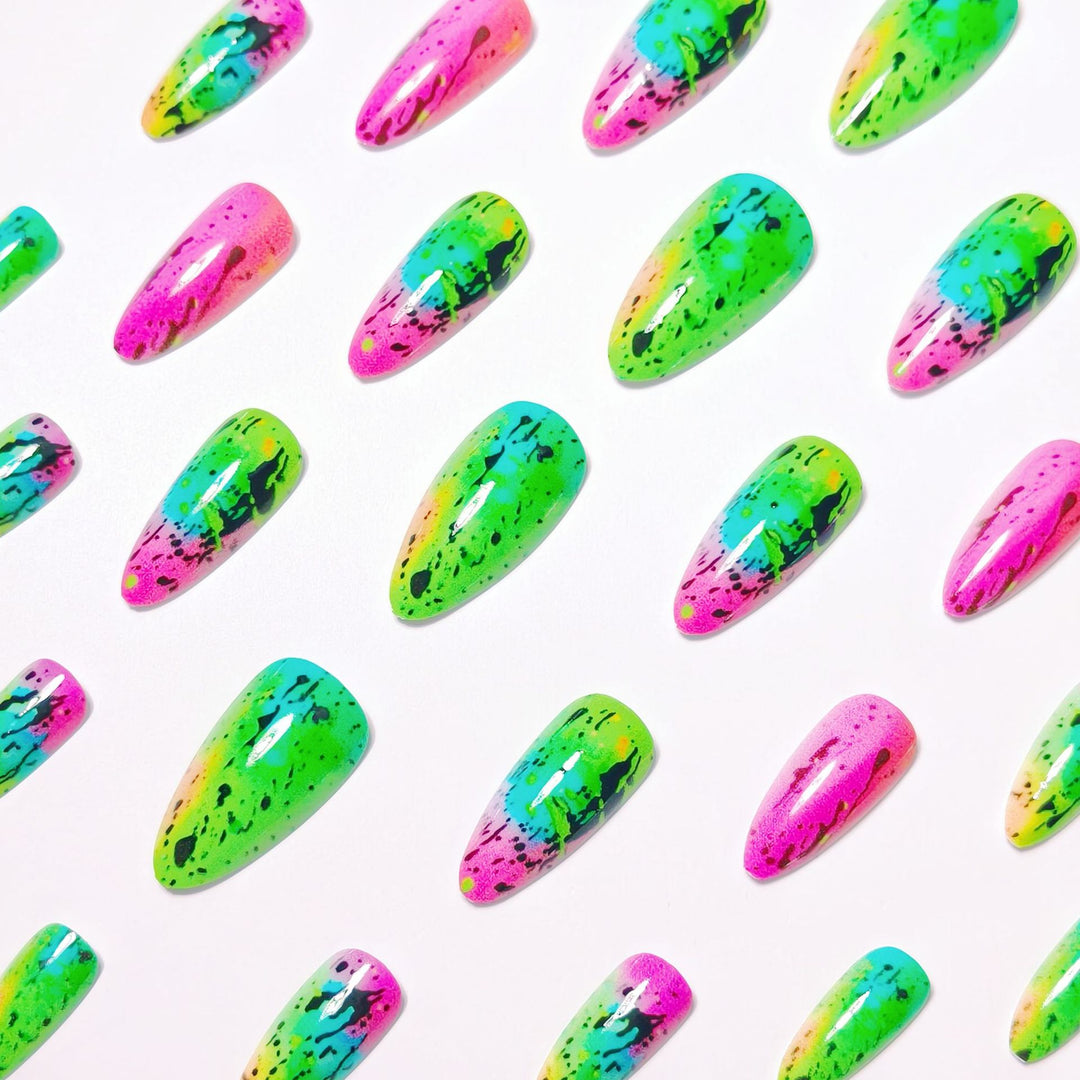 Creative Neon Nail Art Stornfield