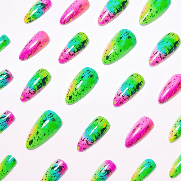 Creative Neon Nail Art Stornfield