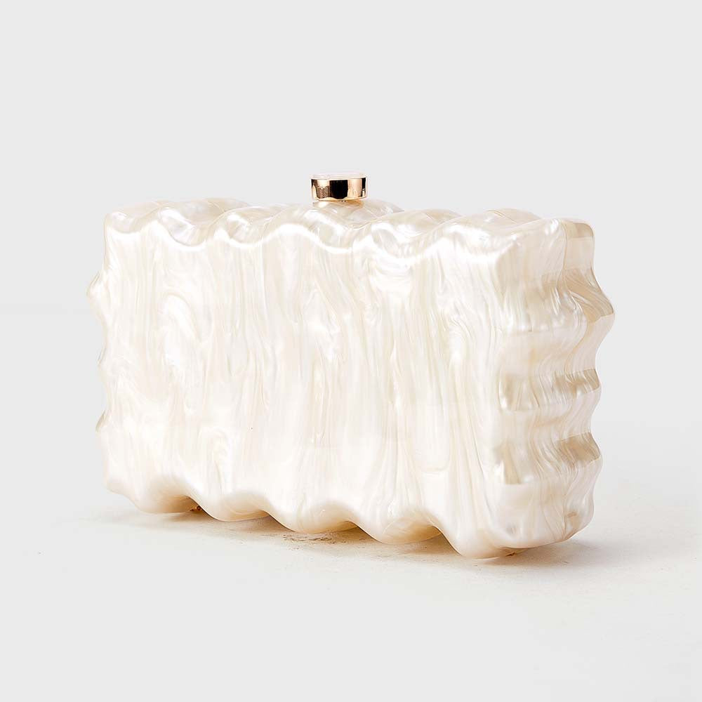 Pearlescent Acrylic Evening Handbag