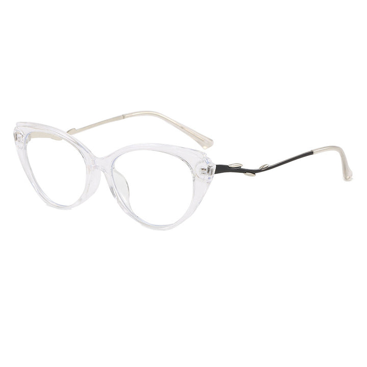 Fashionable Cat-Eye Glasses with Filigree Design Stornfield