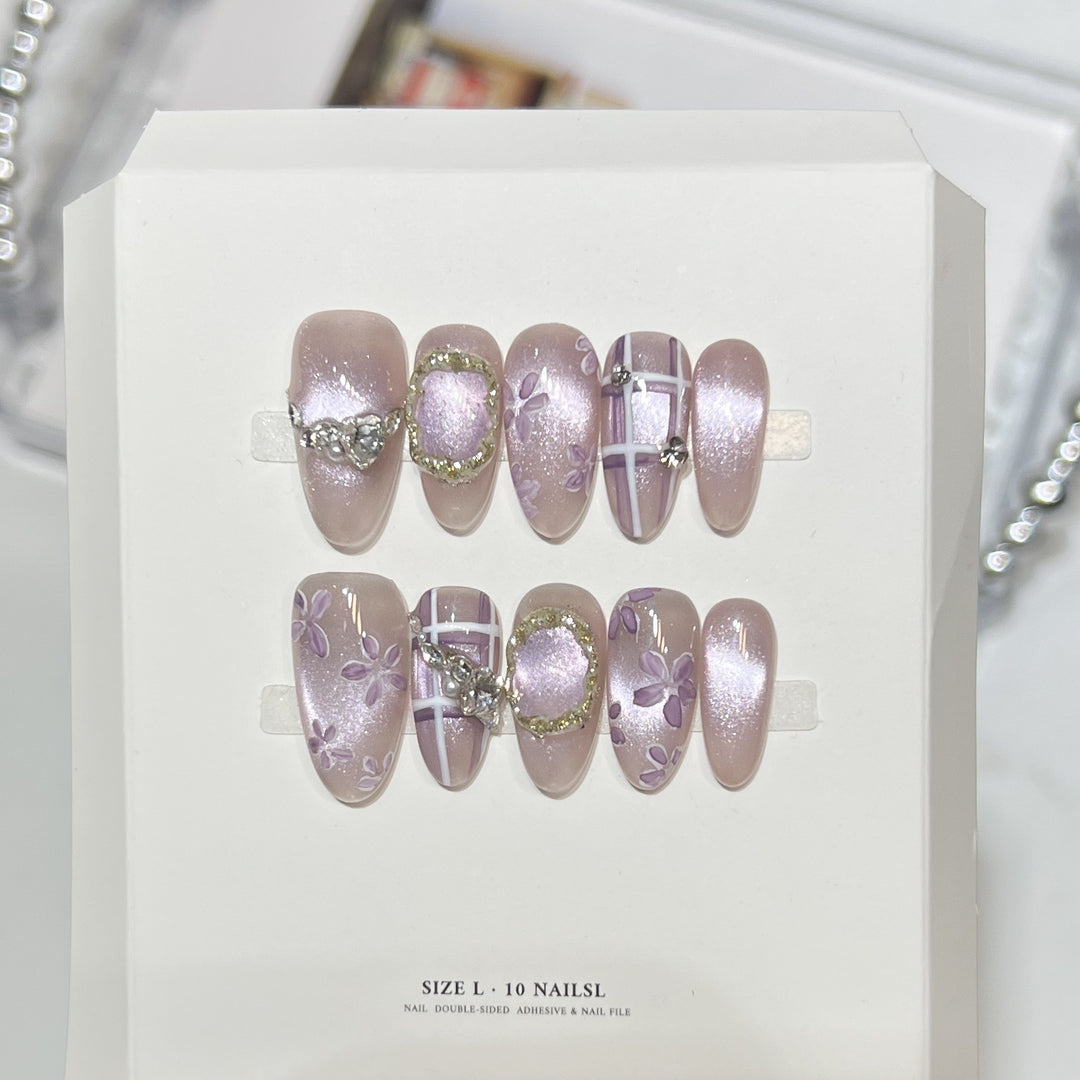 Themed Press-On Nail Art Set with Hello Kitty Designs Stornfield