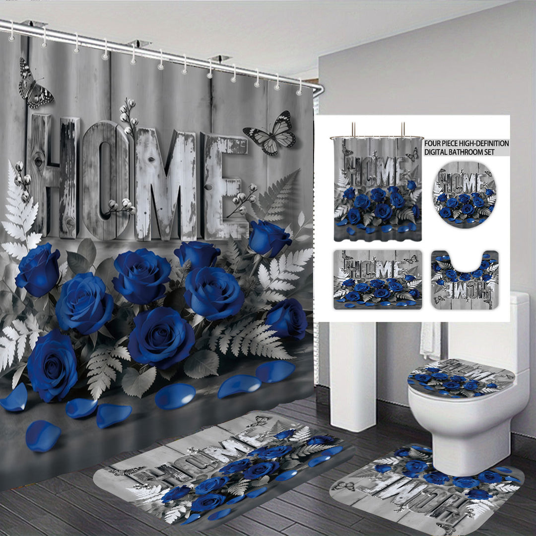 Artistic Floral Theme Bathroom Décor Set Stornfield