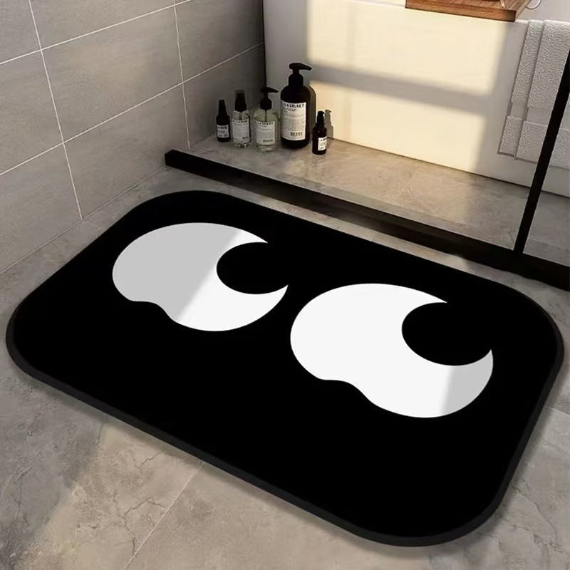 Playful Eye-Theme Bath Mat