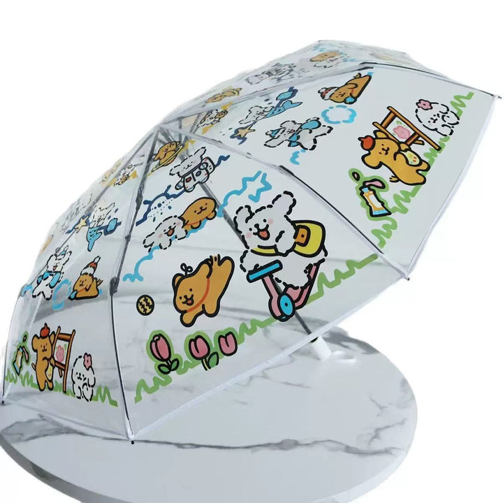 Women's Transparent Umbrella with Animal Patterns Stornfield