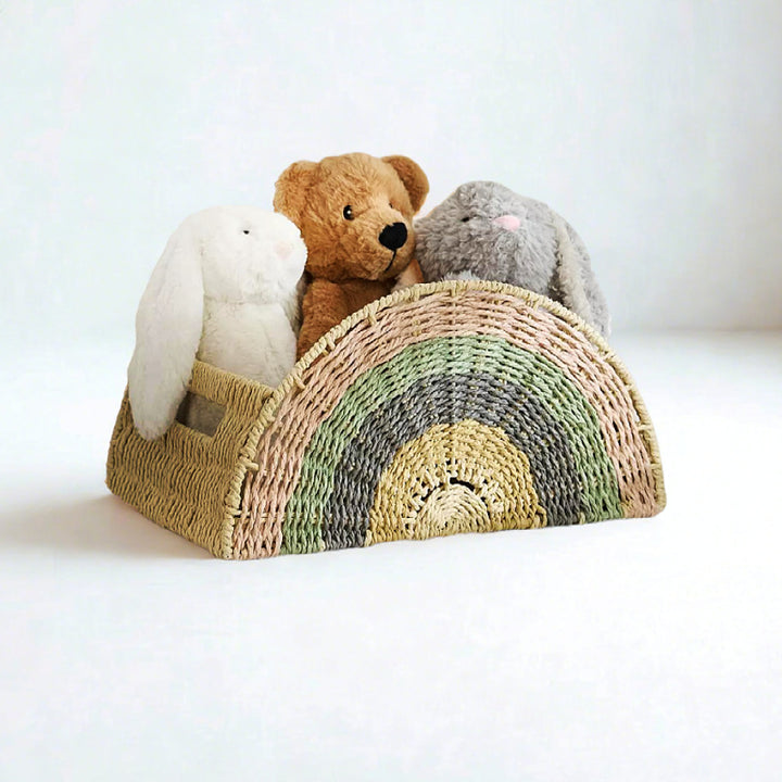Creative storage basket in rainbow design Stornfield