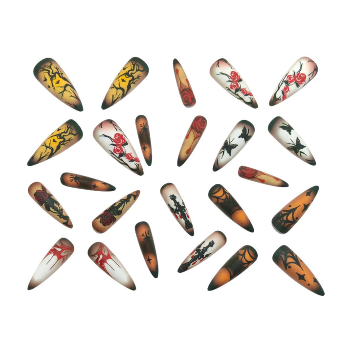 Artificial nails with Halloween motifs Stornfield