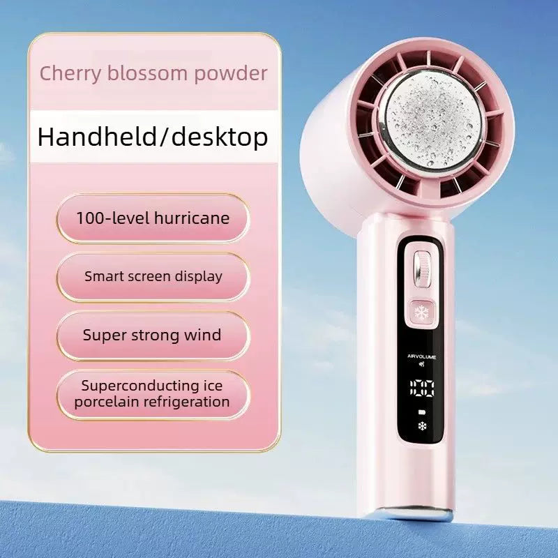 Unisex One Size Portable Personalized Thermoelectric Mini Air Cooler Fan with Smart Display and Adjustable Wind Stornfield