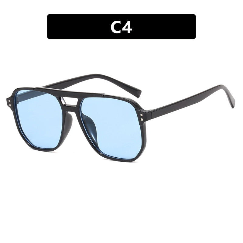 Women's oversized sunglasses with geometric design and UV protection Stornfield