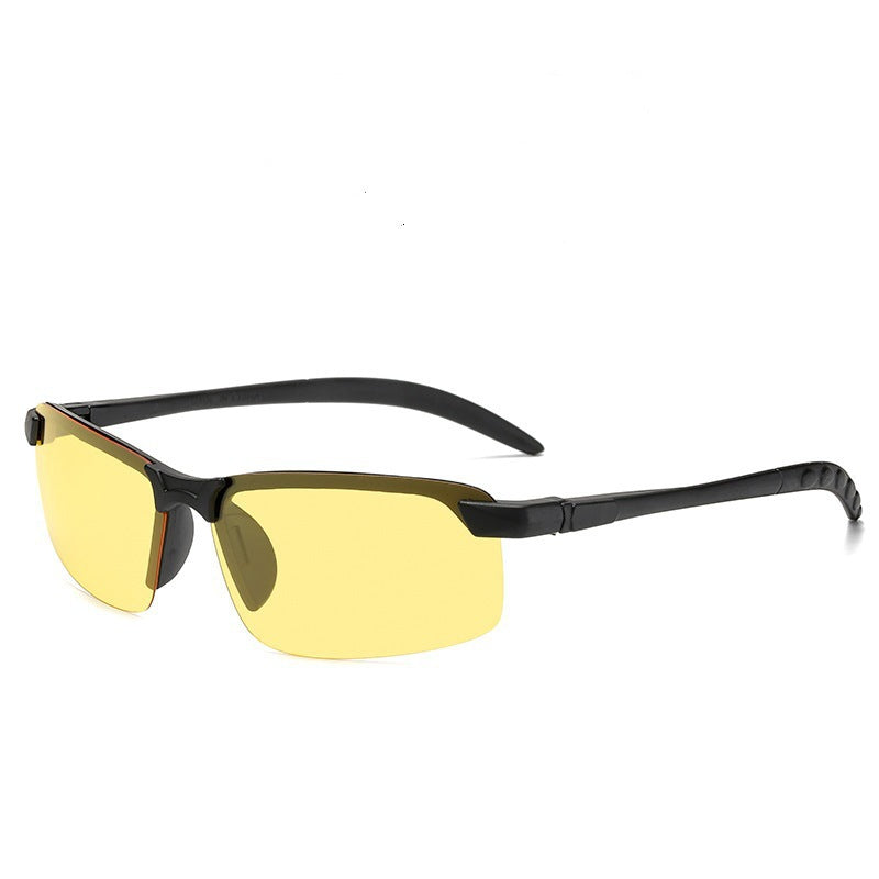Men's sporty sunglasses with polarized lenses and flexible frame Stornfield