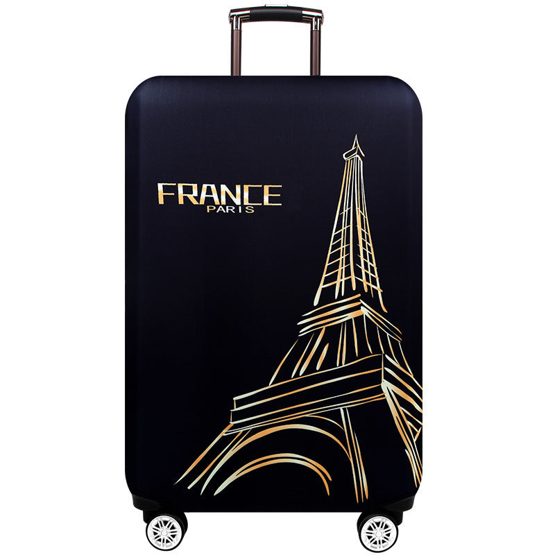Women's hard-shell suitcase in elegant New York skyline design Stornfield