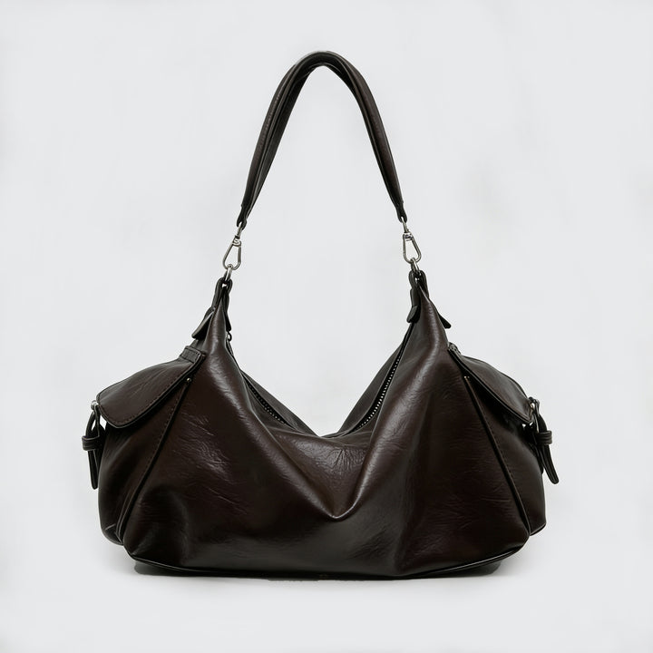 Luxurious Slouchy Leather Shoulder Bag