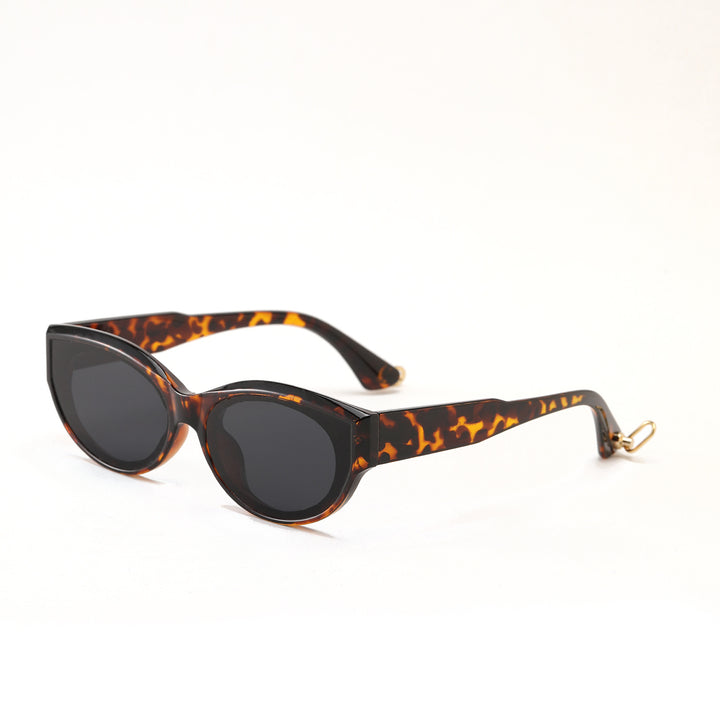Women's fashionable sunglasses with transparent frame and UV protection Stornfield
