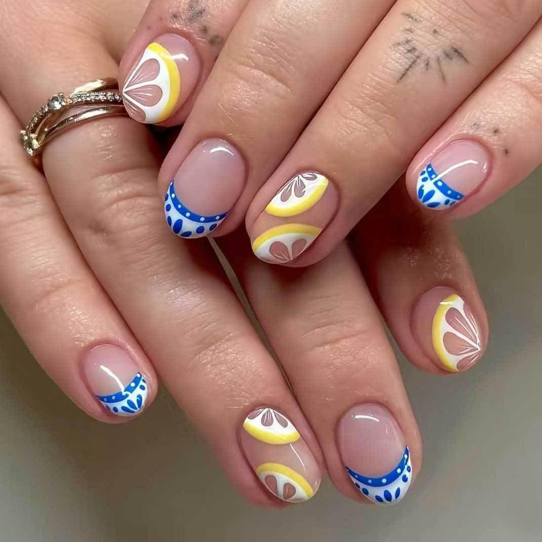 Citrus-Inspired Nail Art Kit