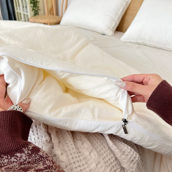 All-Season Breathable Cotton Hypoallergenic Duvet Comforter