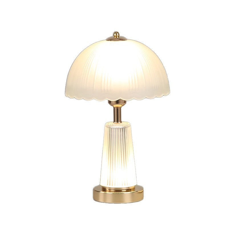 Elegant Glass Shade Table Lamp