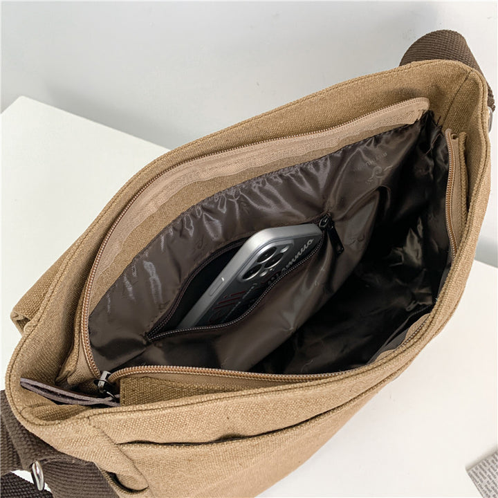 Multifunctional Messenger Bag with Adjustable Shoulder Strap Stornfield