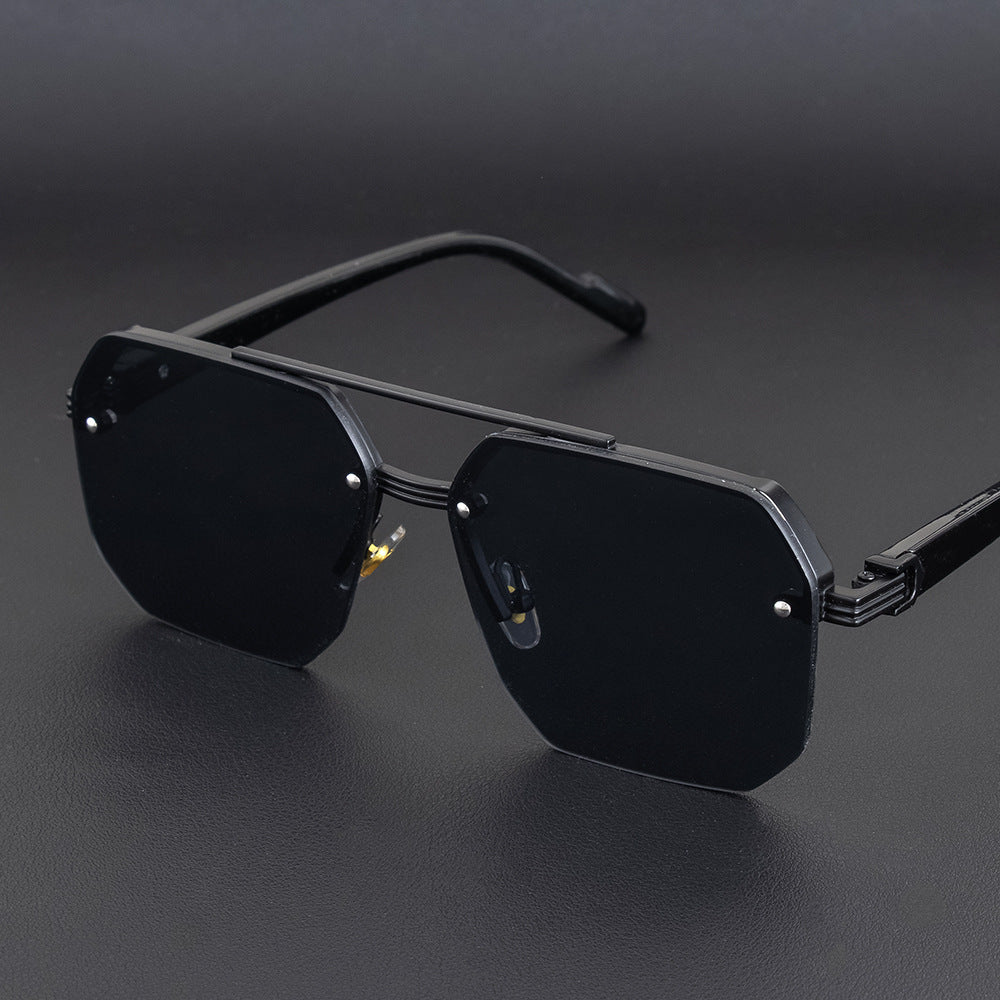 Geometric Metal Frame Sunglasses Stornfield