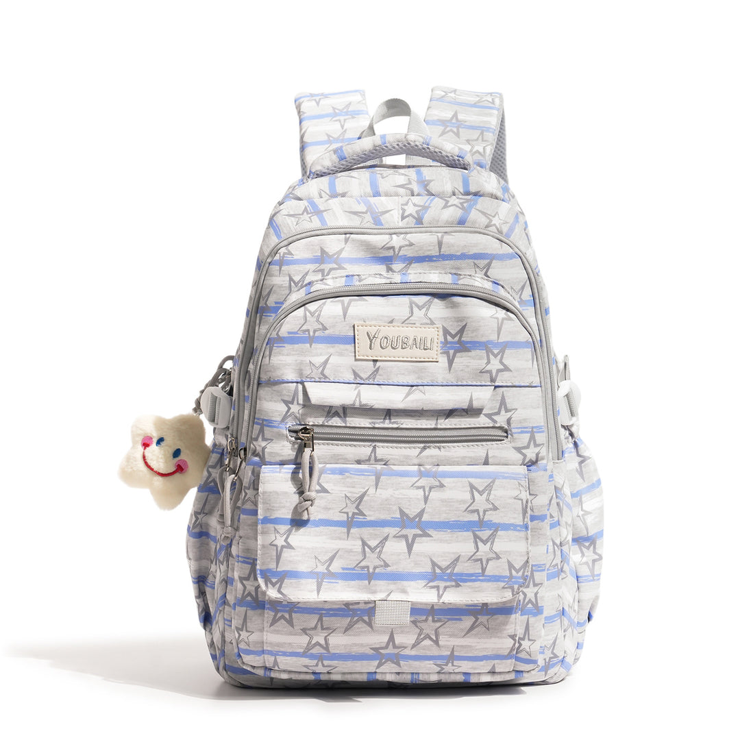 Fun Star-Patterned School Backpack Stornfield