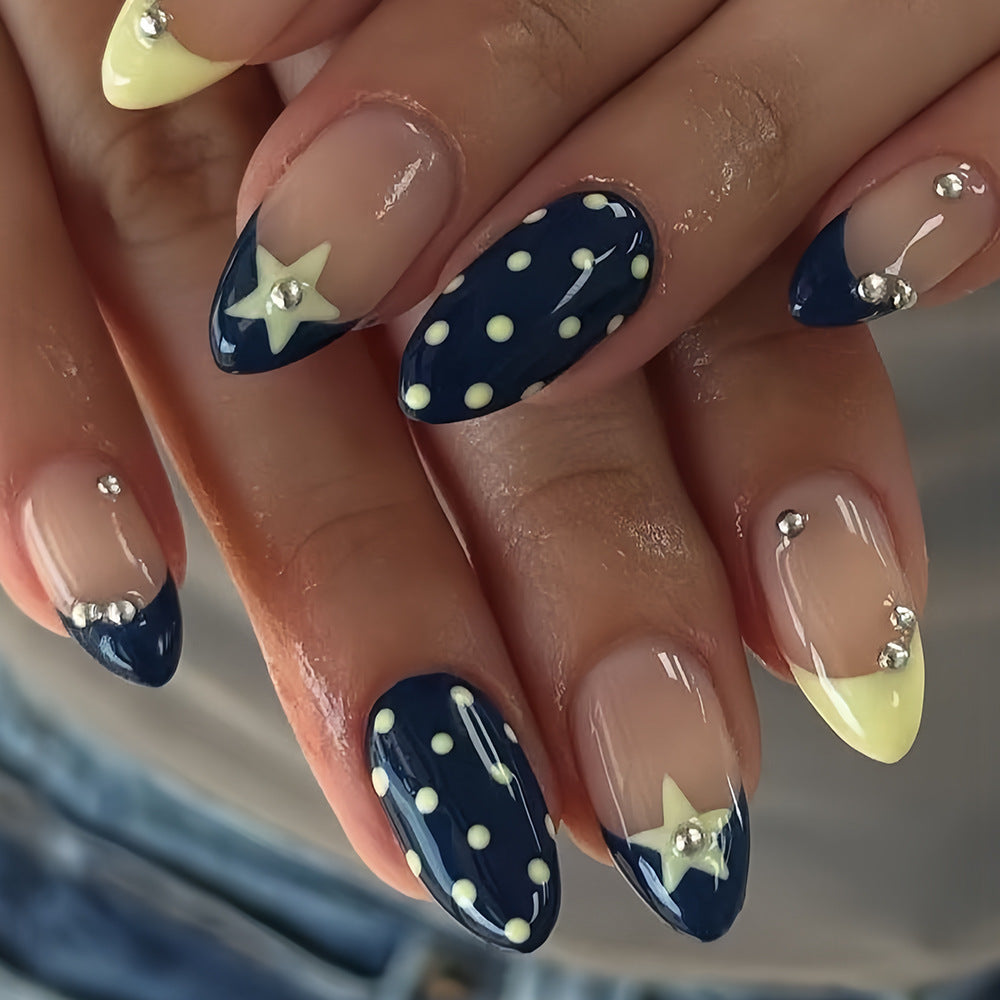 Artistic Press-On Nail Art Set Stornfield